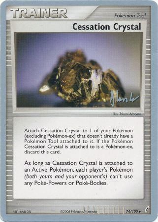 Cessation Crystal 74 100 World Championship Card WC Pokemon World Championship Deck Singles Cessation Crystal 74 100 World Championship Card WC Pokemon World Championship Deck Singles