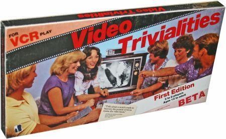 Video Trivialities First Edition board game Beta Board Games A Z Video Trivialities First Edition board game Beta Board Games A Z