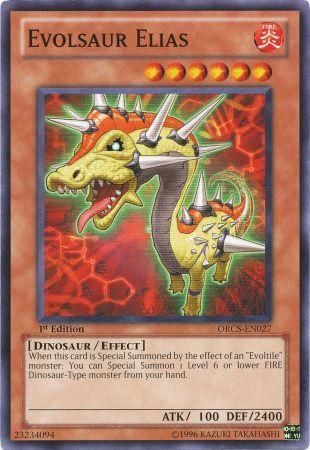 Evolsaur Elias ORCS EN027 Common 1st Edition Order of Chaos 1st Edition Singles Evolsaur Elias ORCS EN027 Common 1st Edition Order of Chaos 1st Edition Singles
