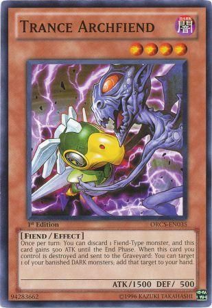 Trance Archfiend ORCS EN035 Common 1st Edition Trance Archfiend ORCS EN035 Common 1st Edition