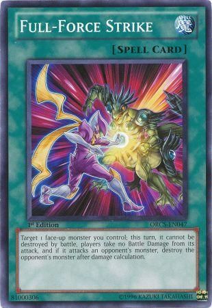 Full Force Strike ORCS EN047 Common 1st Edition Order of Chaos 1st Edition Singles Full Force Strike ORCS EN047 Common 1st Edition Order of Chaos 1st Edition Singles