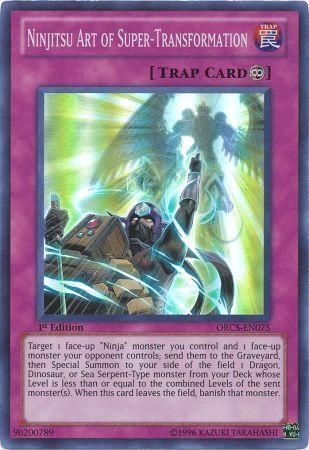 Ninjitsu Art of Super Transformation ORCS EN075 Super Rare 1st Edition Ninjitsu Art of Super Transformation ORCS EN075 Super Rare 1st Edition