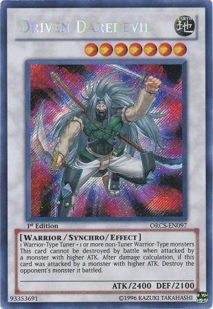 Driven Daredevil ORCS EN097 Secret Rare 1st Edition Order of Chaos 1st Edition Singles Driven Daredevil ORCS EN097 Secret Rare 1st Edition Order of Chaos 1st Edition Singles
