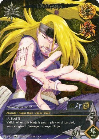 Deidara A Blast 1337 Super Rare Deidara A Blast 1337 Super Rare