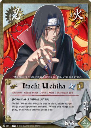 Itachi Uchiha Formidable Visual Jutsu 365 Rare