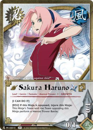 Ccg Individual Cards Naruto Cards Tcg Ccg Sakura Haruno Pr Us010 Foil Rare Combined Shipping Toys Hobbies