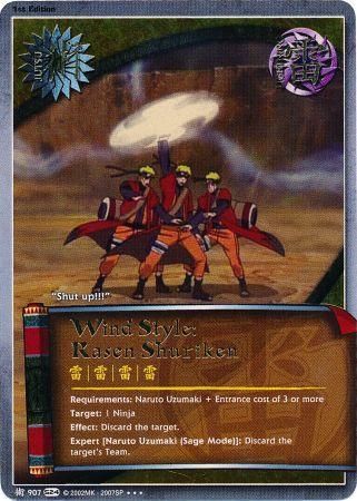 Wind Style Rasen Shuriken 907 Super Rare Wind Style Rasen Shuriken 907 Super Rare