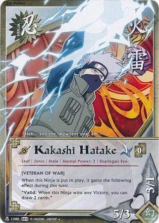 Kakashi Hatake Veteran of War 1380 Uncommon 