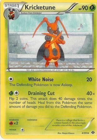 Kricketune 4 99 Uncommon Black White 4 Next Destinies Singles Kricketune 4 99 Uncommon Black White 4 Next Destinies Singles