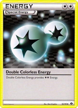 90/108 XY12 Evolutionen Double Colorless Energy Uncommon EN NM Pokemon 