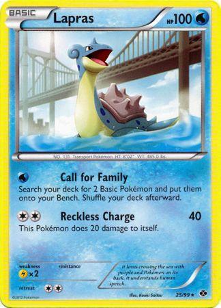 Lapras 25 99 Rare Black White 4 Next Destinies Singles Lapras 25 99 Rare Black White 4 Next Destinies Singles