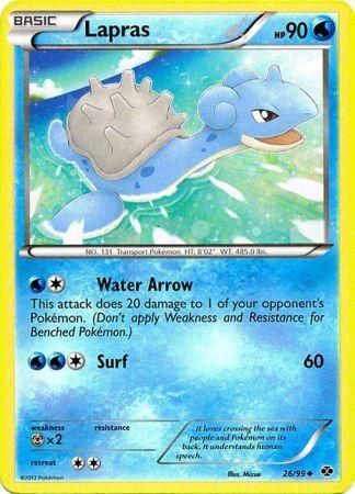 Lapras 26 99 Uncommon Black White 4 Next Destinies Singles Lapras 26 99 Uncommon Black White 4 Next Destinies Singles