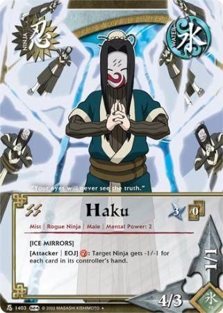 Haku Ice Mirrors 1403 Uncommon Naruto Sage s Legacy.