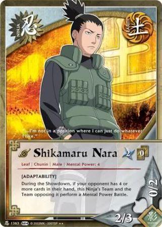 Shikamaru Nara Adaptability 1363 Rare Naruto Sage s Legacy Shikamaru Nara Adaptability 1363 Rare Naruto Sage s Legacy