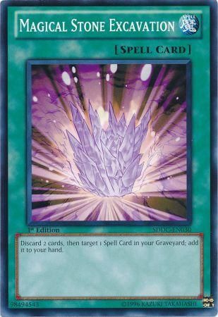 MAGICAL STONE EXCAVATION SDDC-EN030 1st EDITION STRUCTURE DECK 2012 COMMON YTCG