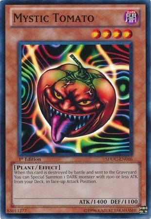 Mystic Tomato SDDC EN016 Common 1st Edition Mystic Tomato SDDC EN016 Common 1st Edition