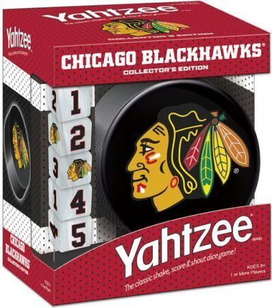 YAHTZEE Chicago Blackhawks Collector s Edition dice game USAopoly Board Games A Z YAHTZEE Chicago Blackhawks Collector s Edition dice game USAopoly Board Games A Z