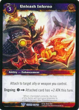 Unleash Inferno 45 198 Rare Unleash Inferno 45 198 Rare
