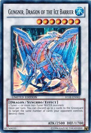 Gungnir Dragon de la Eisbarriere-h5se-de002 PROMO cartes-Super Rare FR Presque comme neuf