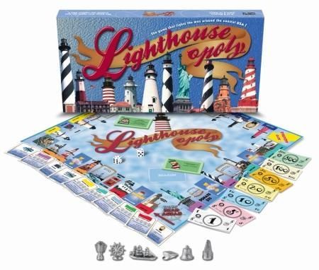 Lighthouseopoly board game Late for the Sky Board Games A Z Lighthouseopoly board game Late for the Sky Board Games A Z