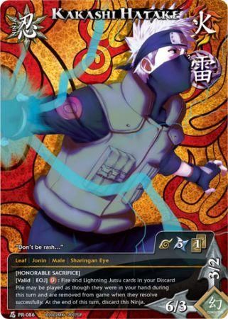 Kakashi Hatake Honorable Sacrifice PR 086 Target Promo Kakashi Hatake Honorable Sacrifice PR 086 Target Promo