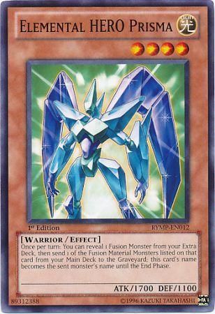 Elemental Hero Prisma RYMP EN012 Common 1st Edition Elemental Hero Prisma RYMP EN012 Common 1st Edition