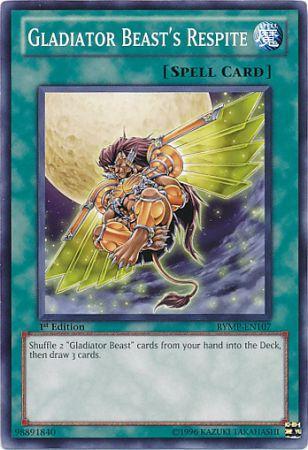 Gladiator Beast s Respite RYMP EN107 Common 1st Edition Ra Yellow Mega Pack 1st Edition Singles Gladiator Beast s Respite RYMP EN107 Common 1st Edition Ra Yellow Mega Pack 1st Edition Singles