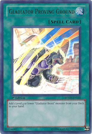 Gladiator Proving Ground RYMP EN110 Ultra Rare 1st Edition Ra Yellow Mega Pack 1st Edition Singles Gladiator Proving Ground RYMP EN110 Ultra Rare 1st Edition Ra Yellow Mega Pack 1st Edition Singles
