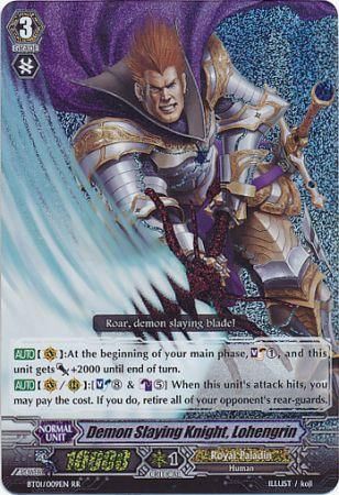 Demon Slaying Knight Lohengrin BT01 009EN Double Rare RR Demon Slaying Knight Lohengrin BT01 009EN Double Rare RR