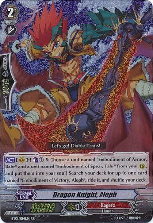 Dragon Knight Aleph BT01 014EN Double Rare RR Dragon Knight Aleph BT01 014EN Double Rare RR