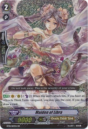 Maiden of Libra BT01 017EN Double Rare RR Maiden of Libra BT01 017EN Double Rare RR