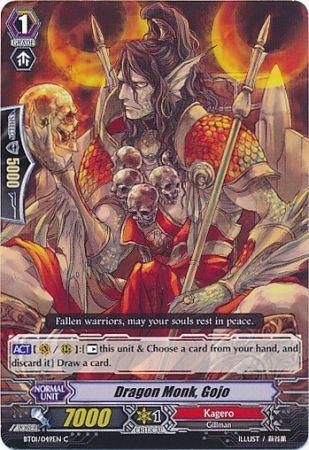 Dragon Monk Gojo BT01 049EN Common C Dragon Monk Gojo BT01 049EN Common C