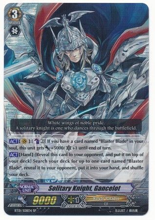 Solitary Knight Gancelot BT01 S08EN Special Parallel SP Vol 1 Descent of the King of Knights Singles Solitary Knight Gancelot BT01 S08EN Special Parallel SP Vol 1 Descent of the King of Knights Singles