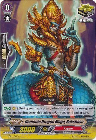 Demonic Dragon Mage Rakshasa TD02 016EN Demonic Dragon Mage Rakshasa TD02 016EN
