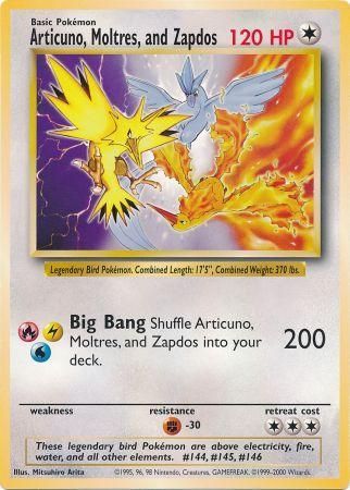 Pokemon TCG Estampas Ilustradas 3 Latas Articuno Zapdos Moltres De