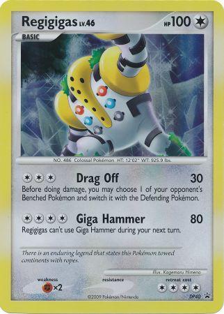 Pokemon Diamond and Pearl Stormfront Card - Regigigas (H)