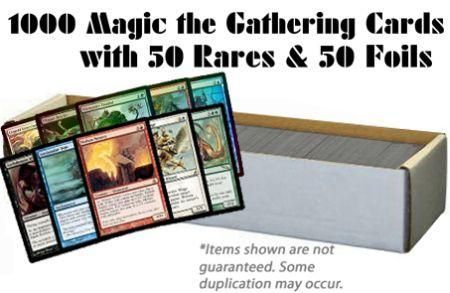 1 000 Magic the Gathering Cards with 50 Rares 50 Foils MTG Magic The Gathering Lots Bundles 1 000 Magic the Gathering Cards with 50 Rares 50 Foils MTG Magic The Gathering Lots Bundles