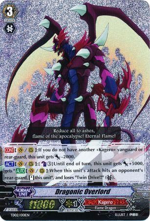 Dragonic Overlord TD02 001EN Foil Trial Deck 2 Dragonic Overlord Singles Dragonic Overlord TD02 001EN Foil Trial Deck 2 Dragonic Overlord Singles