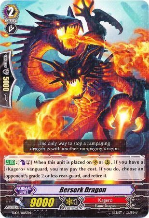 Berserk Dragon TD02 005EN Foil Berserk Dragon TD02 005EN Foil