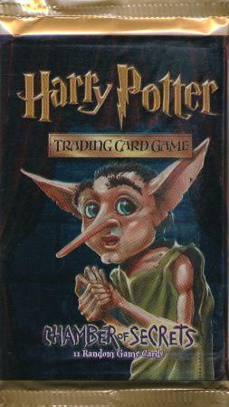 Factory Sealed QTY Harry Potter TCG Chamber of Secrets Booster Pack Lot 3 