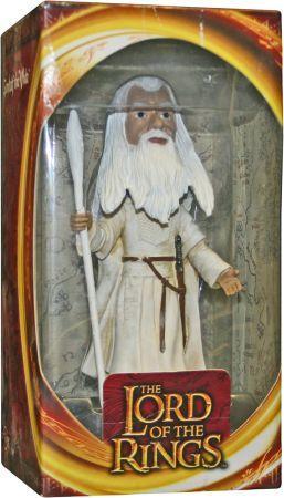 LOTR Gandalf the White Bobble Head Upper Deck Lord of the Rings Toys LOTR Gandalf the White Bobble Head Upper Deck Lord of the Rings Toys
