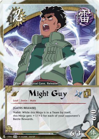 Might Guy Gates Release 1304 Starter Uncommon Naruto Invasion Might Guy Gates Release 1304 Starter Uncommon Naruto Invasion
