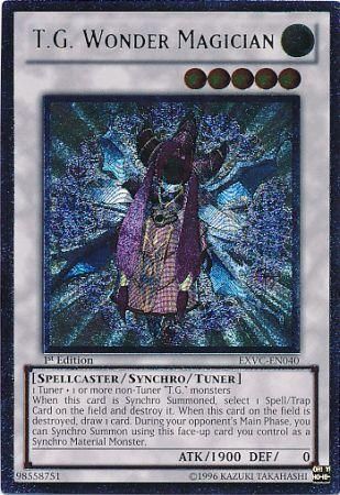 Ultimate Rare - T.G. Wonder Magician - EXVC-EN040 1st Edition