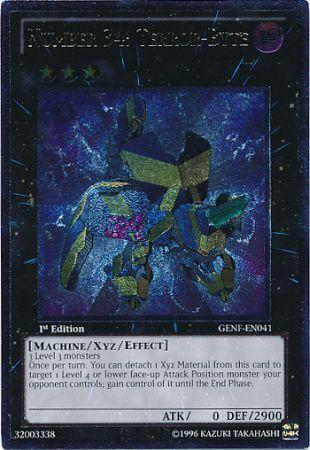 Ultimate Rare Number 34 Terror Byte GENF EN041 1st Edition Ultimate Rare Number 34 Terror Byte GENF EN041 1st Edition