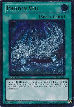 Ultimate Rare Photon Veil PHSW EN050 1st Edition Photon Shockwave 1st Edition Singles Ultimate Rare Photon Veil PHSW EN050 1st Edition Photon Shockwave 1st Edition Singles