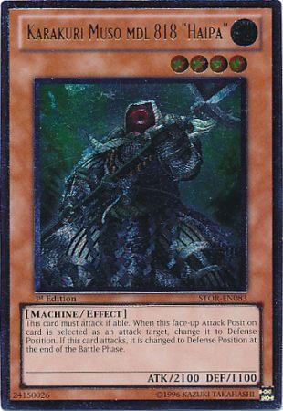 Ultimate Rare Karakuri Muso mdl 818 Haipa STOR EN083 1st Edition Storm of Ragnarok 1st Edition Singles Ultimate Rare Karakuri Muso mdl 818 Haipa STOR EN083 1st Edition Storm of Ragnarok 1st Edition Singles