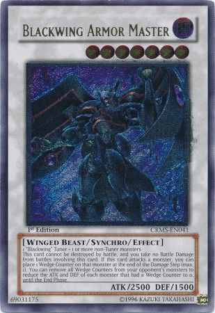 3x Yugioh Blackwing Full Armor Master LED3 Ultra Rare 1st Ed Card Playset NM 