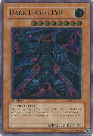 Dark Lucius LV8 CDIP-EN011 Ultra Rare Yugioh Card – THG Cards