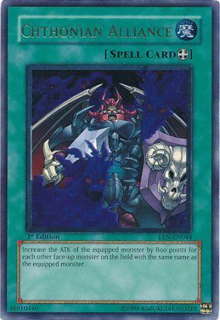 Ultimate Rare Chthonian Alliance EEN EN044 1st Edition Ultimate Rare Chthonian Alliance EEN EN044 1st Edition