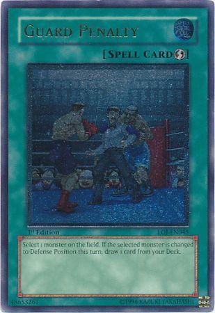 Ultimate Rare - Guard Penalty - EOJ-EN045 1st Edition